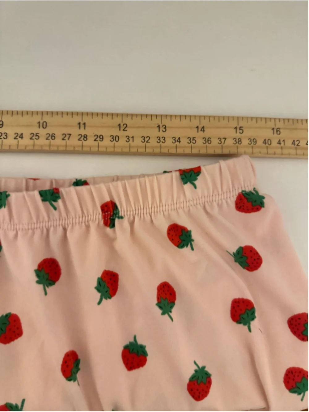 Size L Kate Spade Strawberry Pajama Set, Pink and Red Short sleeve top and pants